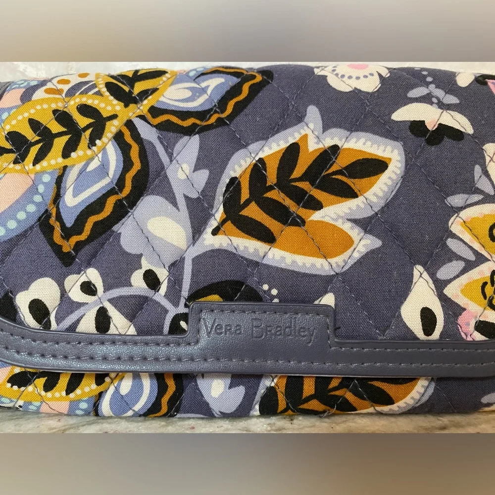 Vera Bradley Charmont Meadow Zip-Around Wallet - Picture 3 of 14